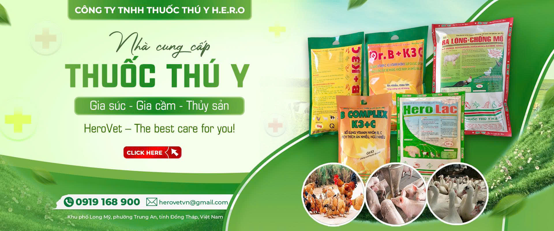 CÔNG TY TNHH THUỐC THÚ Y H.E.R.O